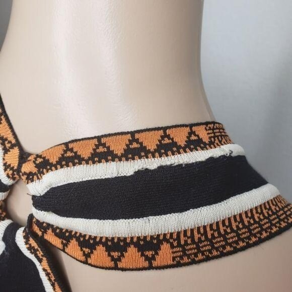 Carmen Marc Valvo Geometric Print Sleeveless Dress size S - Picture 11 of 12